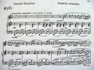 sonata vocalise